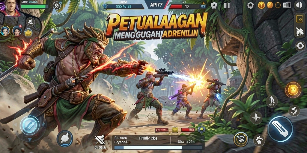 Tampilan menarik dari gameplay <strong>API77</strong> yang mendebarkan.
