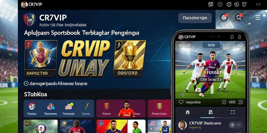 Screenshot gameplay CR7VIP yang menunjukkan taruhan olahraga secara langsung.