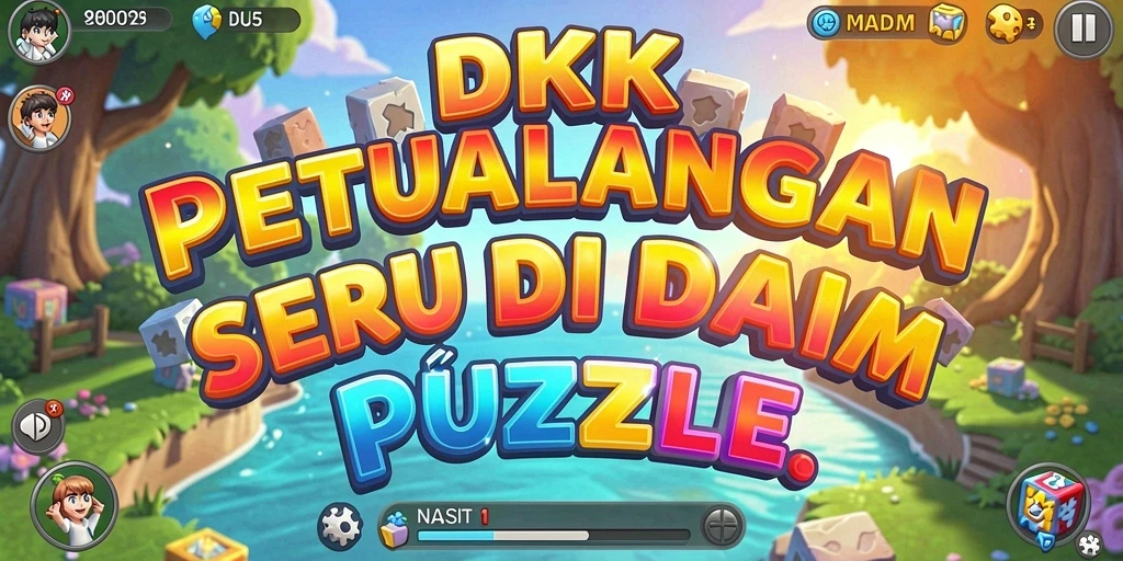 Gameplay DKK yang menarik dan penuh tantangan puzzle.