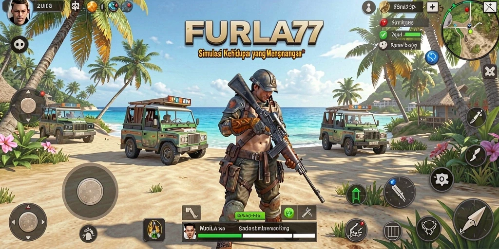 Tampilan utama gameplay FURLA77 yang menarik dan interaktif.