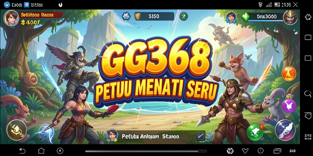 Gameplay GG368 yang mendebarkan dalam dunia petualangan.