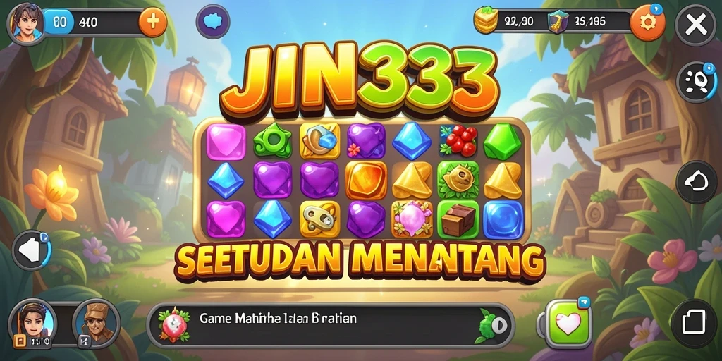 Tangkapan layar gameplay menampilkan momen seru dalam JIN33.