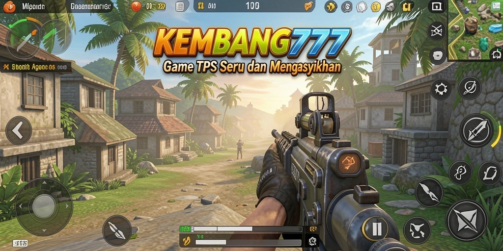 Screenshot KEMBANG777 menunjukkan aksi mendebarkan dalam permainan TPS.