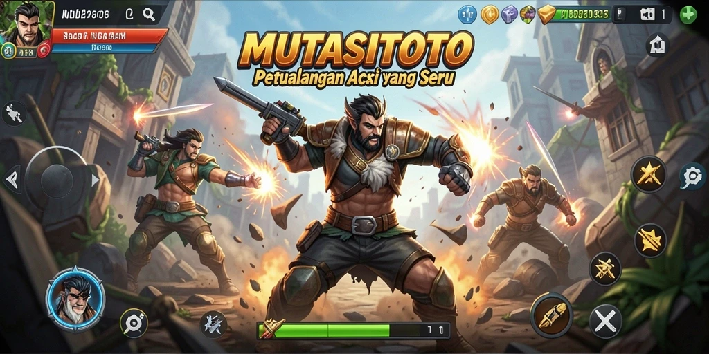 Tampilan gameplay seru dan menarik dari MUTASITOTO.