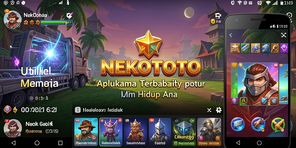 Tampilan menarik dari antarmuka NEKOTOTO yang memudahkan pengelolaan tugas.