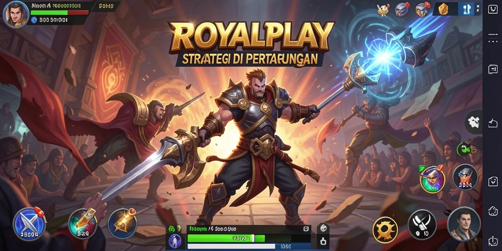 Tampilan screenshot gameplay ROYALPLAY yang menegangkan dan penuh strategi.