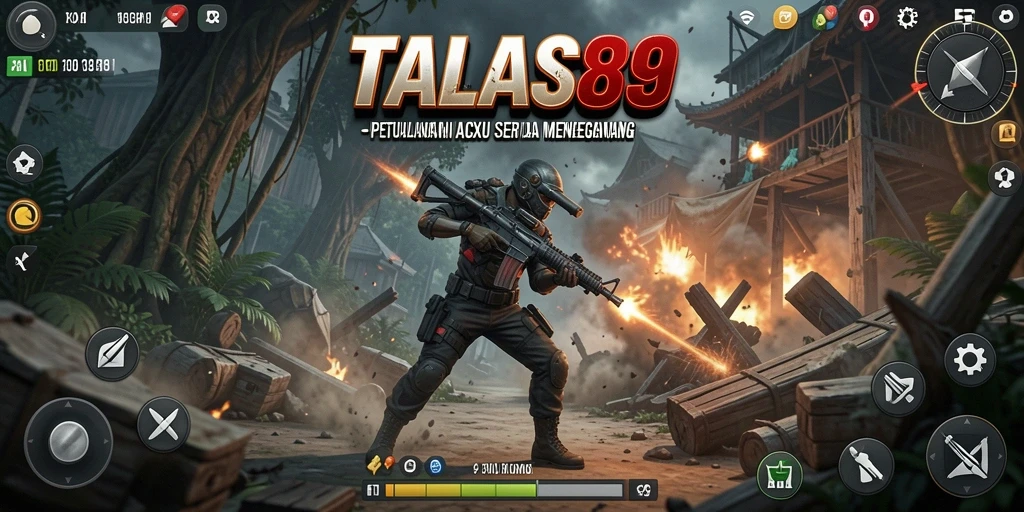 Tampilan gameplay TALAS89 yang penuh aksi dan seru.