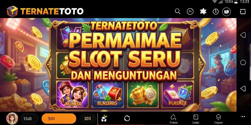 Screenshot gameplay TERNATETOTO dengan mesin Slot yang menarik.