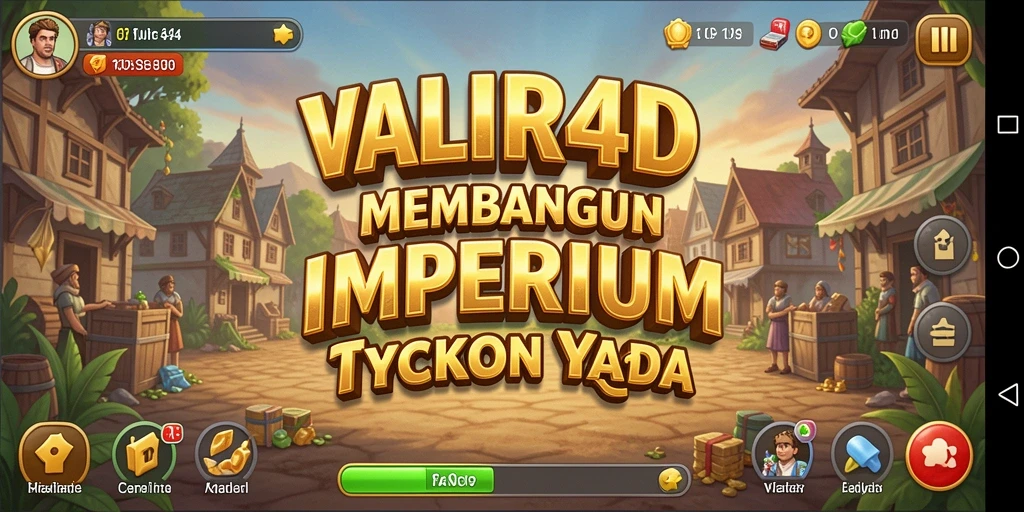 Screenshot utama VALIR4D menampilkan gameplay Tycoon yang mendebarkan.